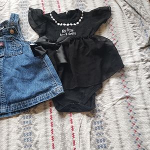 Baby girl 3/6 months pants, shirt and 2 dresses